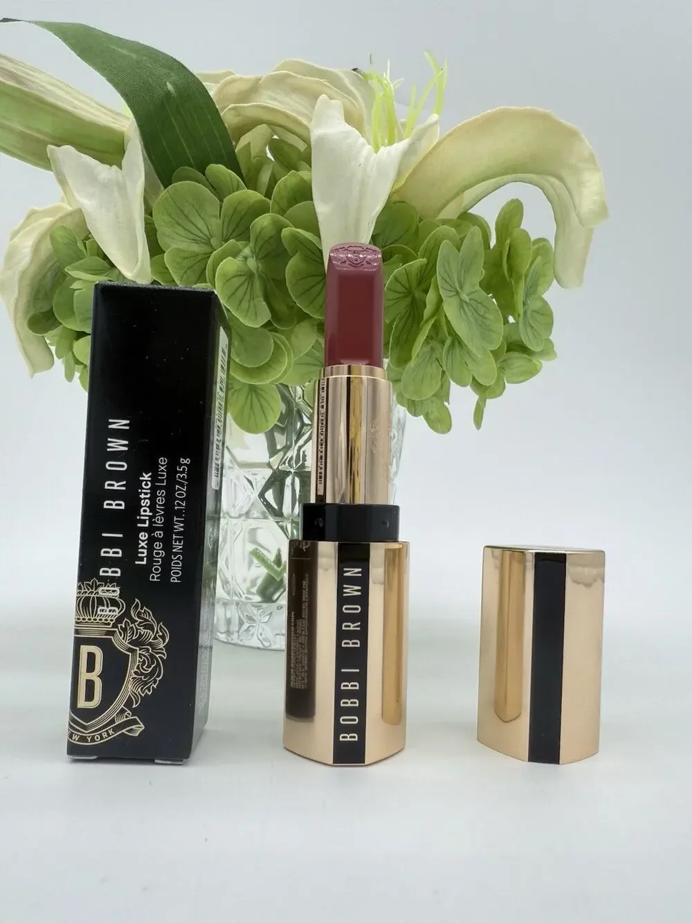 Bobbi Brown Luxe Lipstick 606 CRANBERRY - Full Size 0.12 Oz. / 3.5 g New
